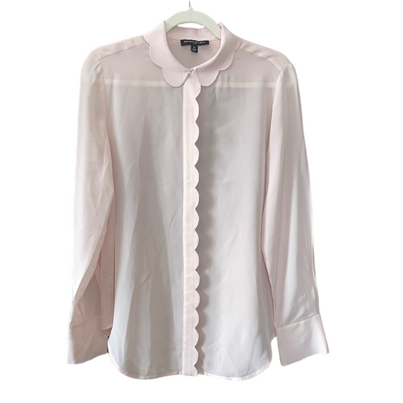 Banana Republic Tops - Banana Republic Blush Silk Top Size Small